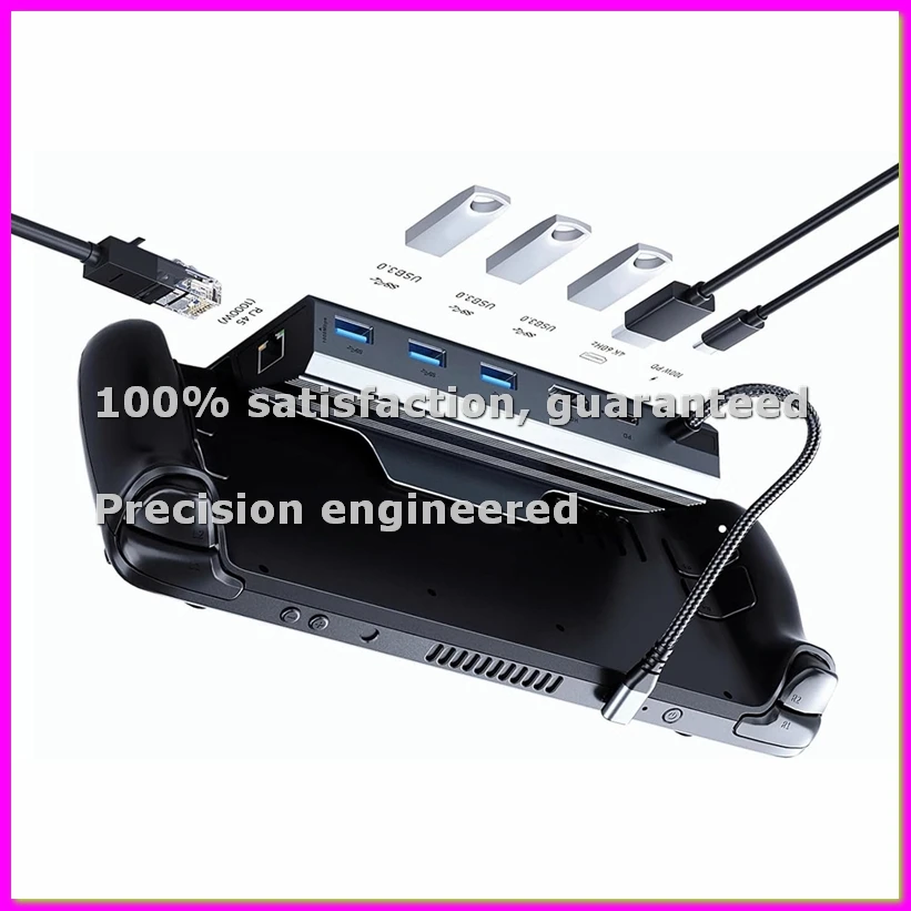 

For Docking Station HUB Handheld Game Console Base Bracket TypeC to -Compatible Docking Station-ABVP