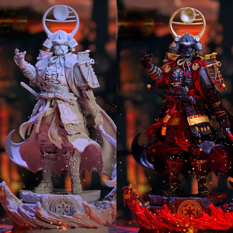 31CM Science Fiction Warrior 3D Print Movie Character Model Kit Unassembled Unpainted Custom Jigsaw Puzzle GK Figure T_0187