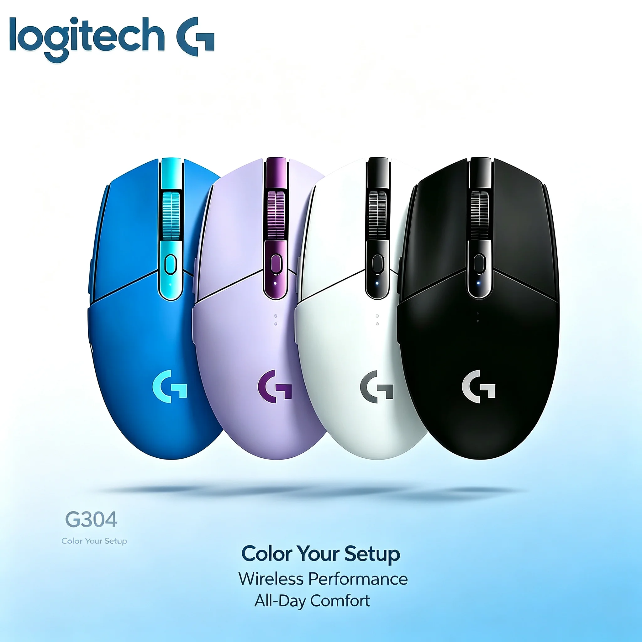 Logitech G304 Lightspeed Wireless Gaming Mouse Reliable Battery Performance Mice For Long Gaming Session