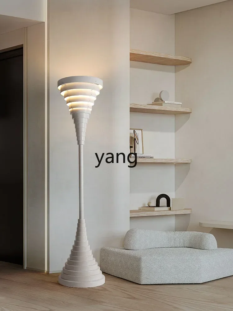 Yjq Retro Zonsondergang Sfeer Mid-Oude Lamp Woonkamer Bank Creatieve Klassieke Moderne Designer Model Vloerlamp