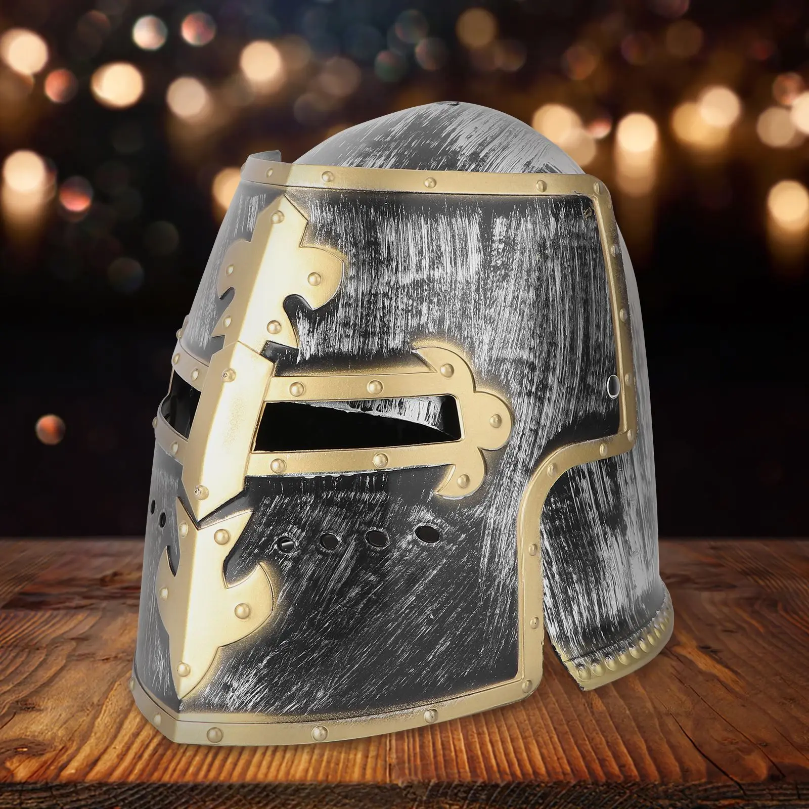 1 Pc Warrior Headgear Bucket Hat Party Holiday Performance Hat Decor Prop Cosplay Warrior Creative Warrior 2025 NEW