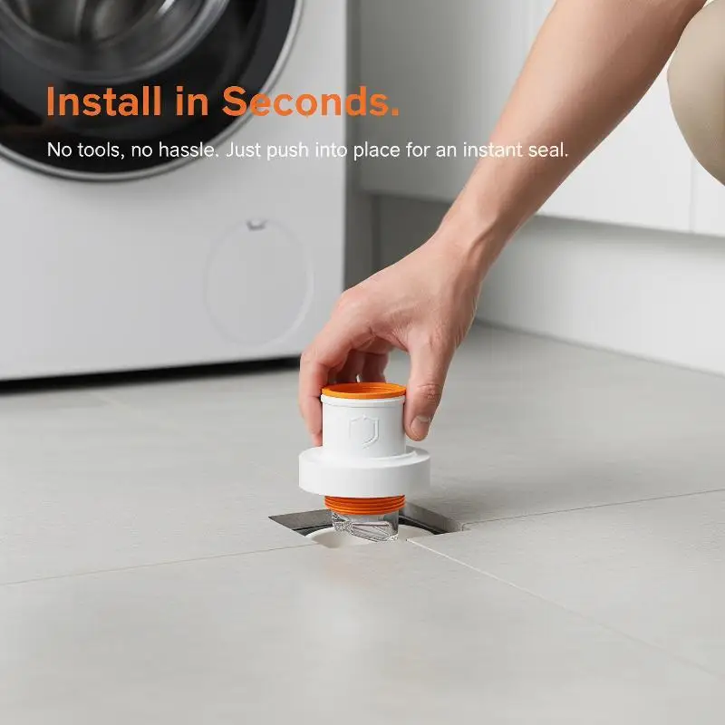 

Kitchen Sink Drain Pipe Sealing Ring Cap Durable Silicone Leakproof Prevents Backflow For Home And RV Use