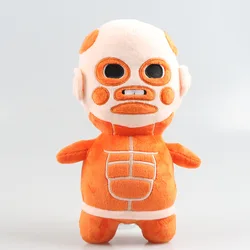 28cm Big farcito Anime Attack on Titan peluche bambole Super Large gigante peluche carino Levi Reiner Hange Eren Figurine modello regalo