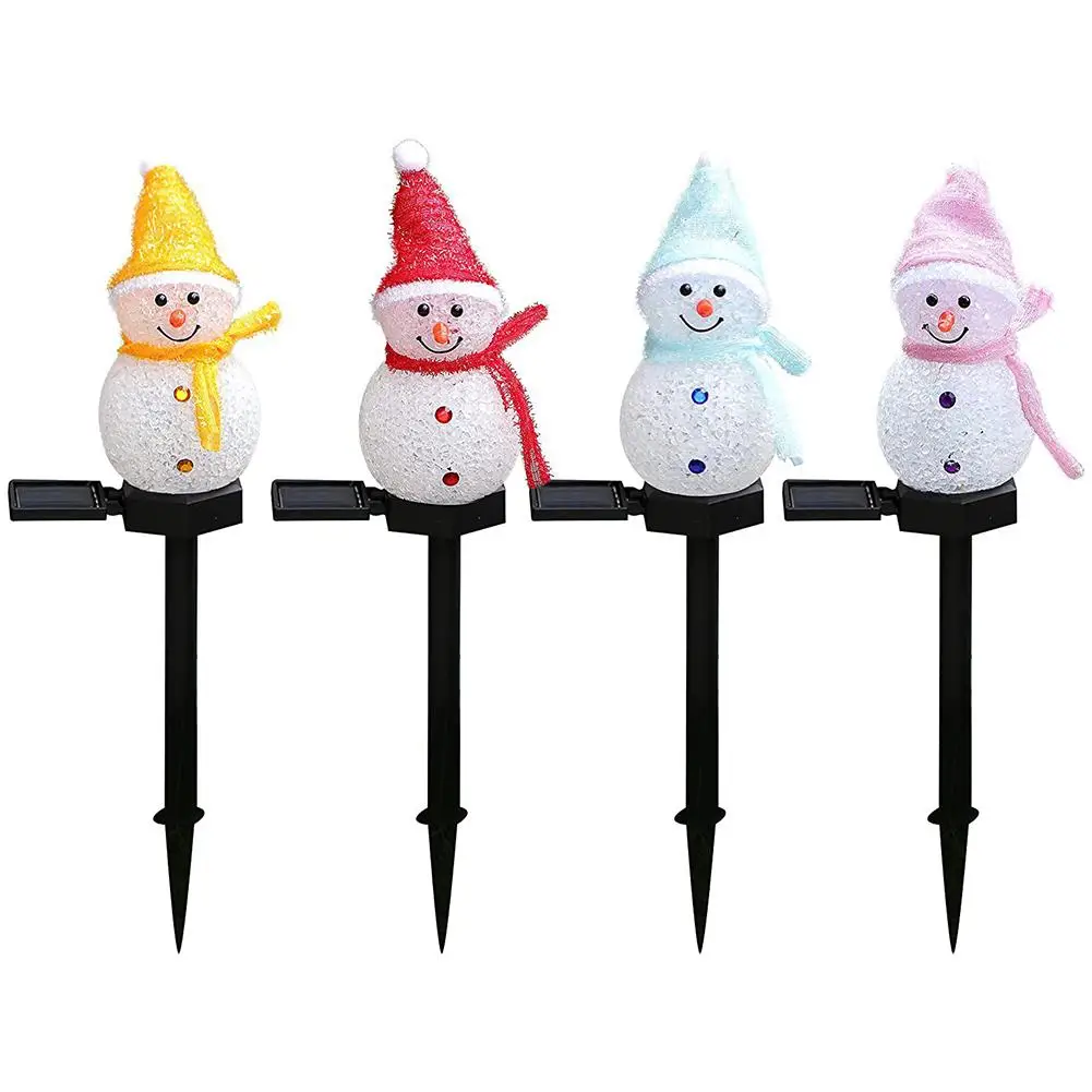 ثلج الشمسية عيد الميلاد أضواء المسار جو الديكور للماء التوصيل الأرضي فناء ساحة الخفيفة #3