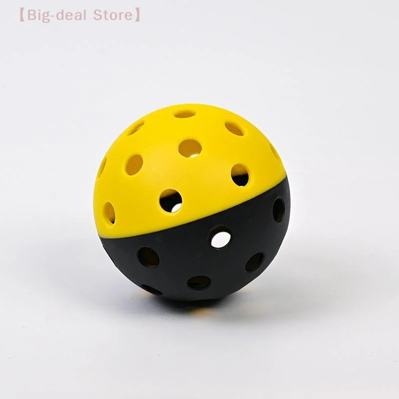 【M】Indoor Pickleball Balls Paddle Ball 74mm Pickleball Sport Training Practice Plastic Pickleball Hollow Balls