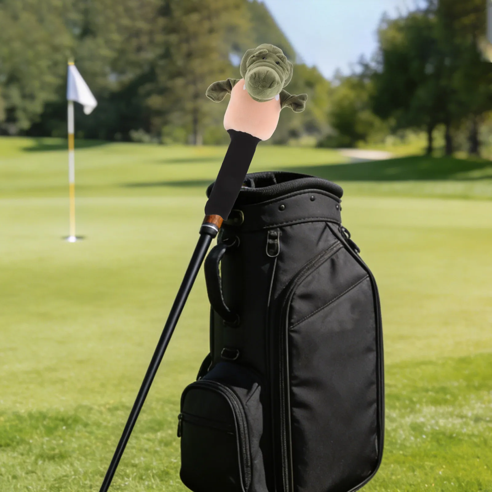 Headcover Golf Driver Cover Wood Club Protector 14.5x8.2x6.7 Inches Cute Animal Driver Cover Golf Club Covers - view 4