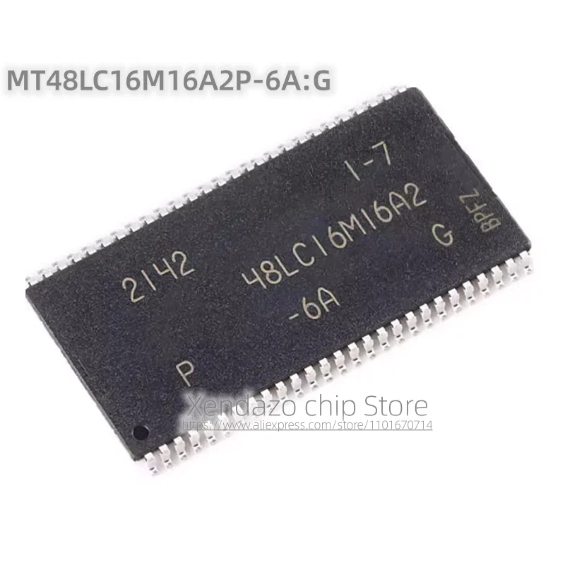 10pcs/lot MT48LC16M16A2P-6A:G 48LC16M16A2 TSOP54 package Original genuine 256Mb SDRAM memory memory chip