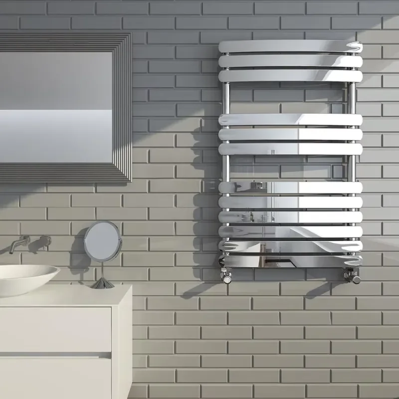 Best-selling SUN-D3 Chrome Heated Towel Rails Electric Towel Rail Steel Rail view 3