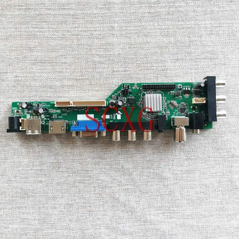 For M220EW01 HSD220MKW1 LCD Digital DVB Controller Board USB HDMI-Compatible VGA AV RF 22