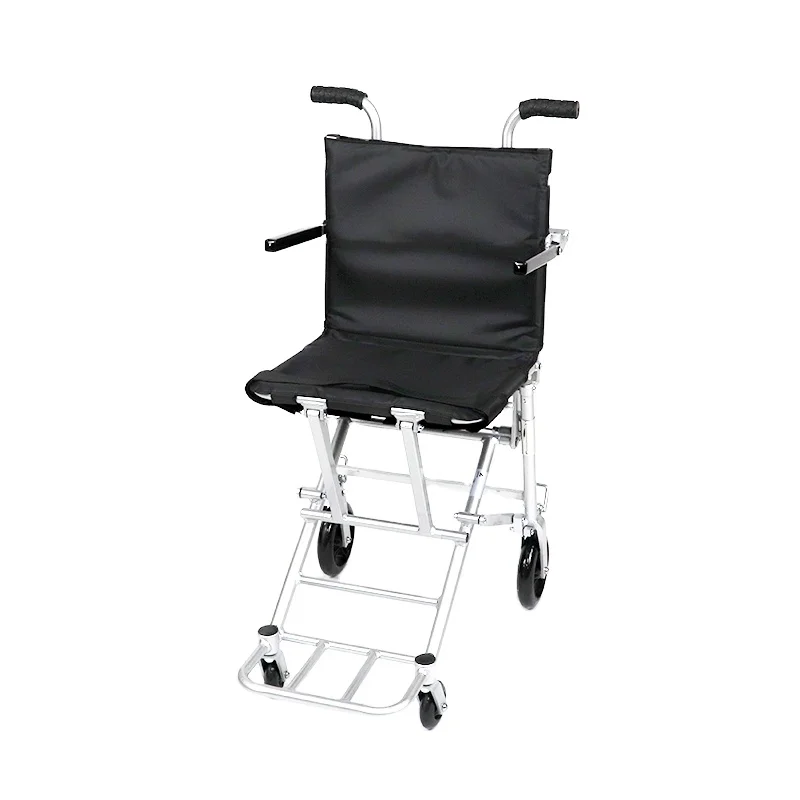 5.5kgs Ultralight Wheel Chair Folding Wheel Chair Aviation Wheel Chair Hospital Walker Rollator