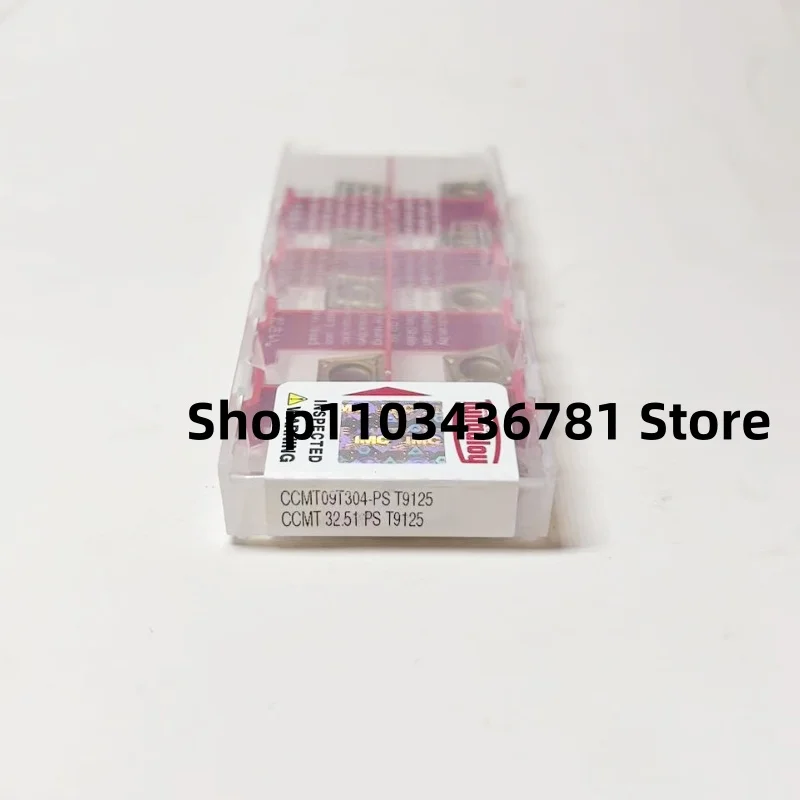 

CCMT09T302-PS T9125 /CCMT09T304-PS T9125 /CCMT09T304-PS T9115 /CCMT09T308-PS T9115 /CCMT09T304-PS T9215 carbide inserts 10Pcs