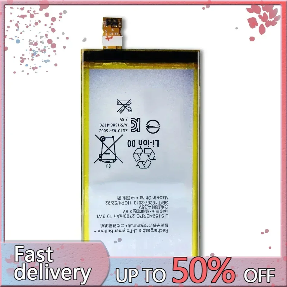 LIS1594ERPC 2700mAh Battery For SONY Xperia F5321 Z5C Z5 mini E5823 Z5 Compact C6 F3216 F3215 F3216Xc