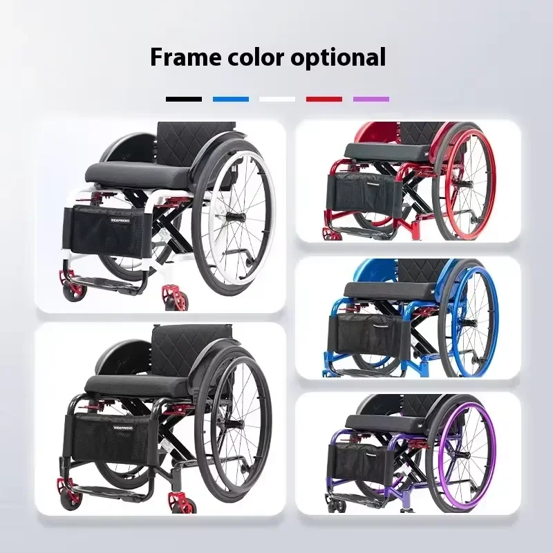 24-Inch three-spoke sports wheelchair Rear wheels Silver aluminum wheels 60cm, for rehabilitation supplies, made in China