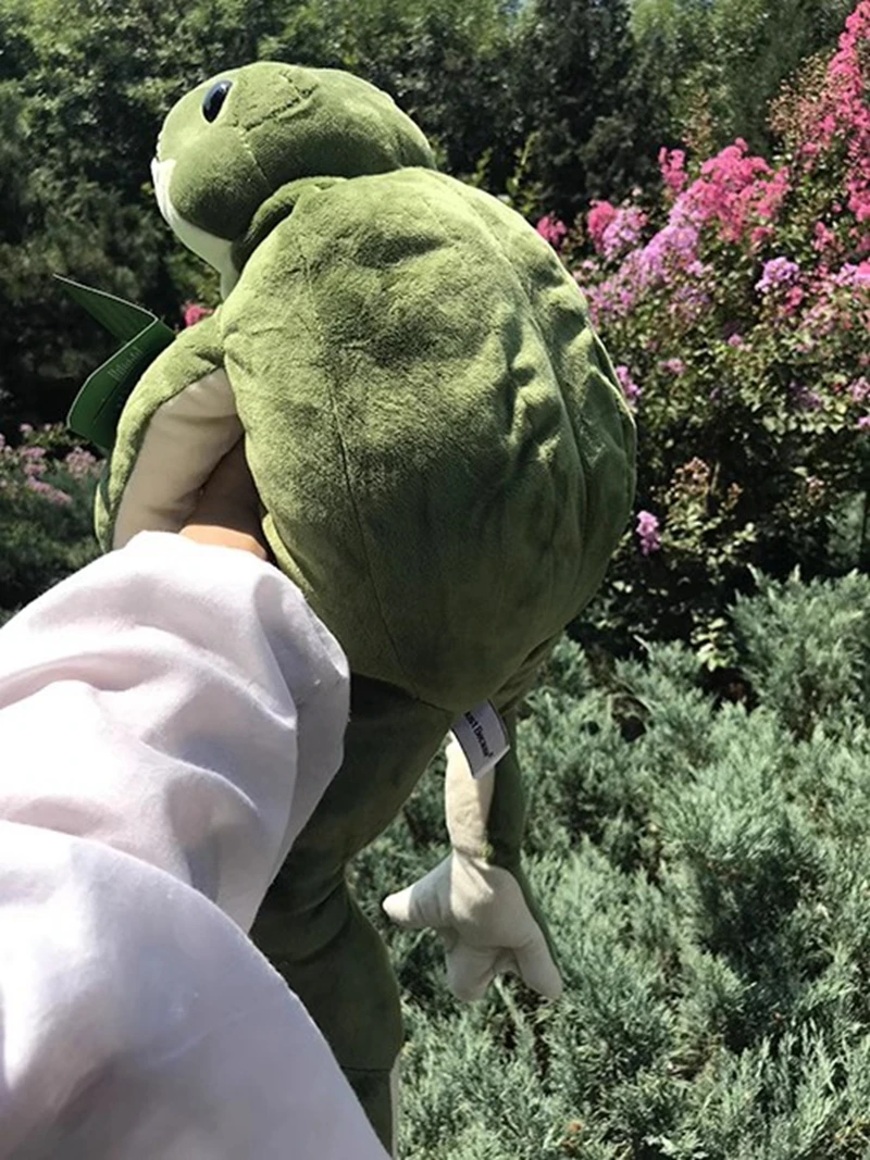 Bonito presente de aniversário menina sapo verde brinquedo de pelúcia grande macio dormir travesseiro sapo boneca decoração 22.8 polegada 58cm dy10295