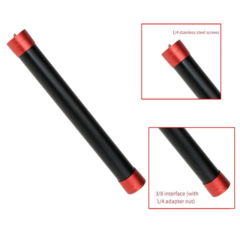 Excellent-38CM Asta di prolunga Asta di prolunga in lega di alluminio Asta di prolunga per fotocamera Stabilizzatore per asta autoscatto per DJI Feiyu Ronin