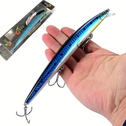 Señuelo de pececillo biónico grande, cebo Artificial de 180mm/24g, aparejos de pesca de medio agua, perfecto para atrapar peces grandes, 1 ud.