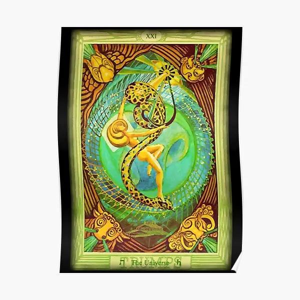 Постер Thoth Tarot ХI Вселенная, домашняя настенная живопись, Декор, винтажное искусство, комната, картина, смешная Современная печать, украшение без рамки