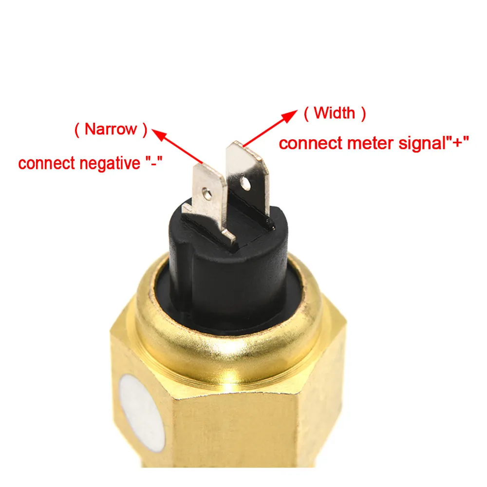 ZMFJH Water Temperature Sensor 12mm,14MM,16MM,17MM,21MM Water Temp Sensor 1/2NPT,1/4NPT,3/8NPT Engine Temp Sensor Replacement