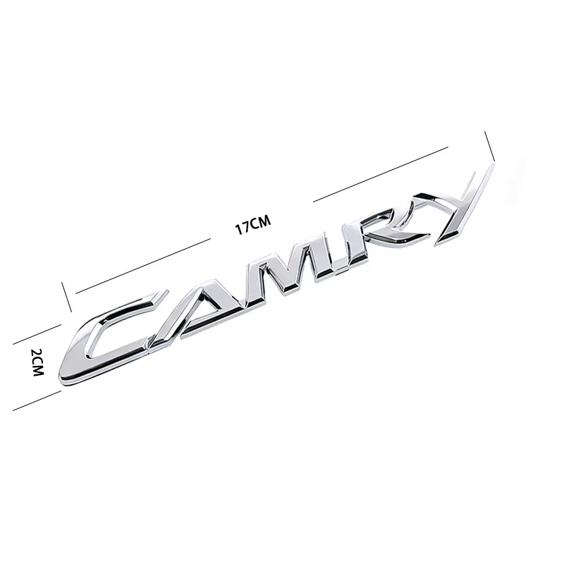 1PCS ABS Car Body Trunk Emblem CAMRY Logo Sticker For Toyota CAMRY 2006-2018 Badge Auto Rear Letter Decal Exterior Accessories