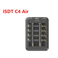 ISDT C4 Air Cylindrical Battery Smart Charger 4A quick charging / APP connection Independent 6 slots / For more battery types