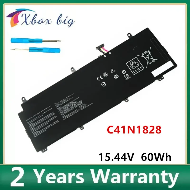 New C41N1828 Laptop Battery For ASUS Zephyrus S GX531 GX531GW GX531GV GX531GX GX531GXR GX531GW-AH76 GX531GWE-S007T 15.44V 60WH