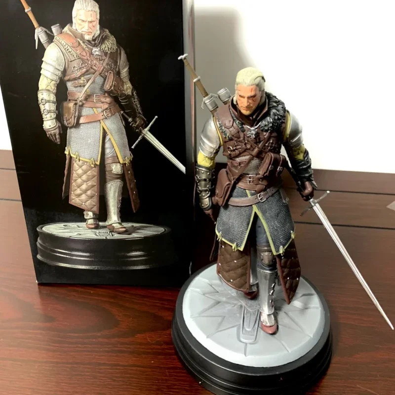 Hot Sale 24cmthe Witcher 3 Wild Hunt Geralt Of Rivia Action Figure Toy Game Figurine Pvc Collection Desktop Model Decor Toy Gift