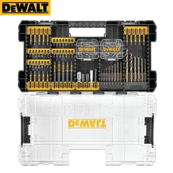 DEWALT DWANGFT100SET FlexTorq Bit Set 100pc ToughCase+ System High-End Batch Woodworking Drill Bits Storage Set