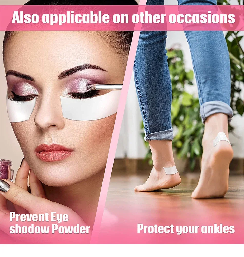110 Stück/Rolle Augen-Wimpern-Gel-Pads Klebeband Wimpernverlängerungs-Aufkleber Augenpad Make-up-Zubehör Klebebänder Unter-Augen-Patches Schaumstoff – Detail 7