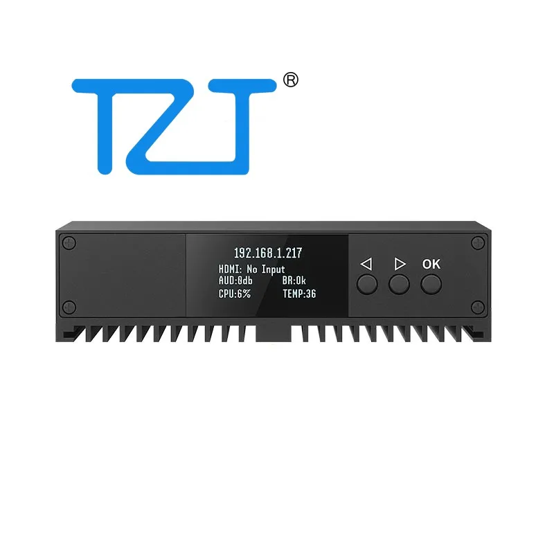 TZT ENCS1 3G SDI Encoder 4K 1080P60 NDI Video Codec DC5-12V دعم طويل المدمج لـ SRT RTMP H.265