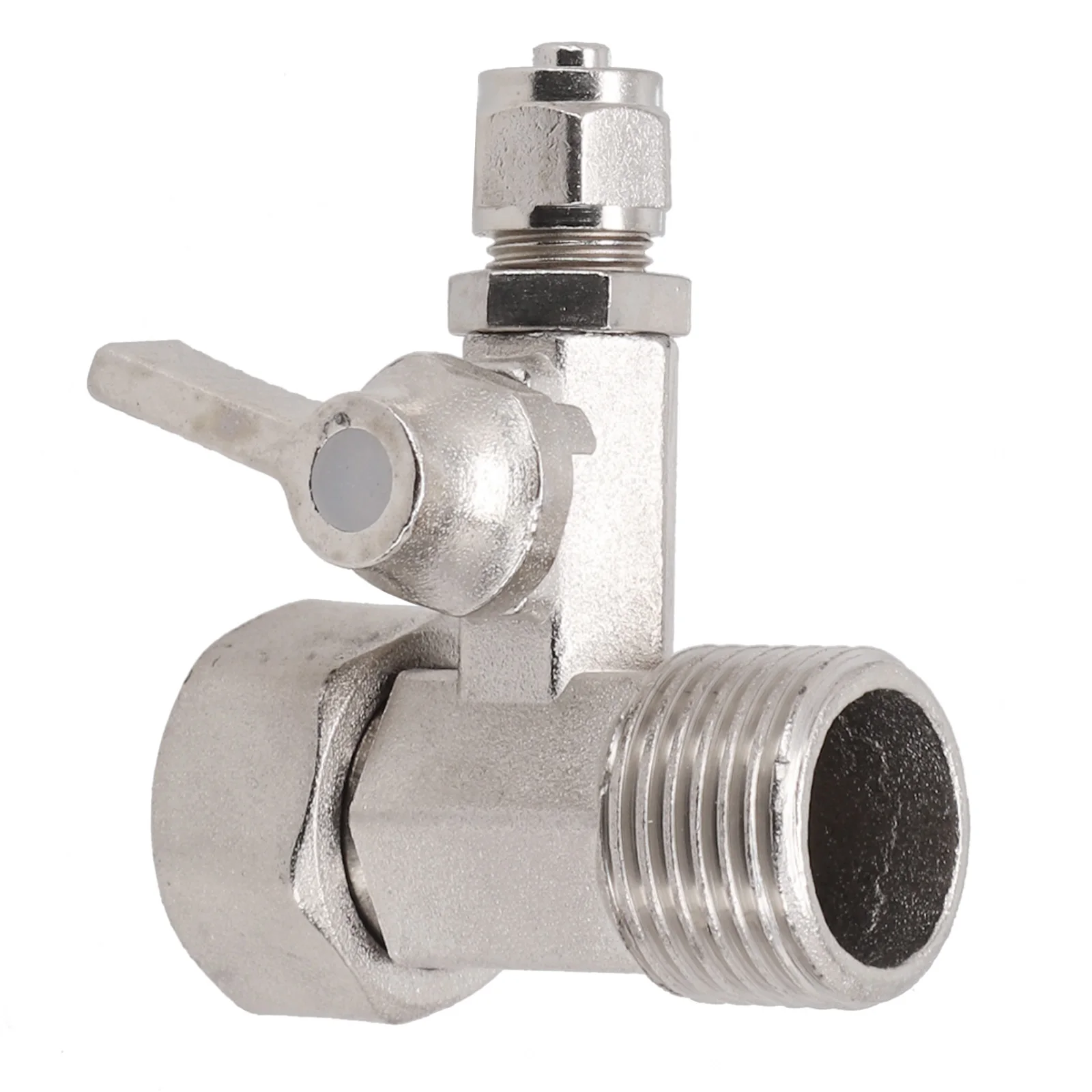 Alloy Ball Valve 3-way Switch Faucet Adapter Water Pipe Splitter Diverter Valve Water Tap Connector Washing Machine Accessories