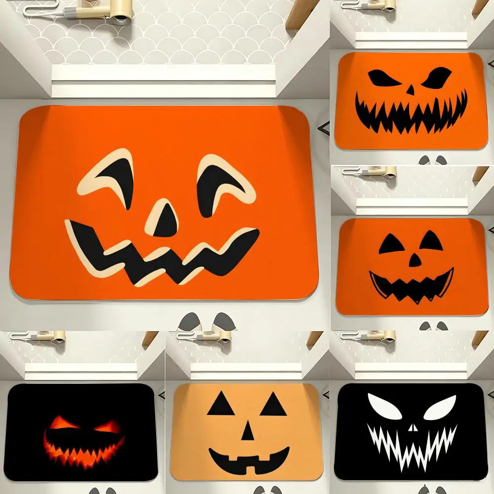 Graffiti J-jack o lantern Floor Mat carpet diatom mud bathroom quick-drying absorbent floor mat household bathroom