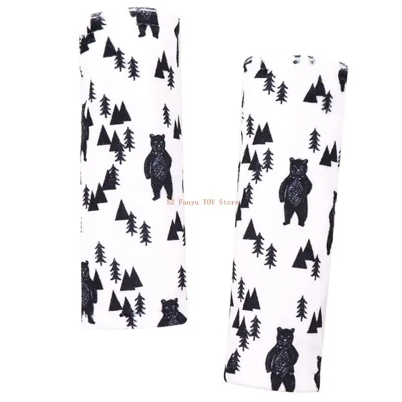 

96GC 2Pcs Stroller Neck Cover Strap Shoulder Pads Protective Case Pram Pushchair Accs