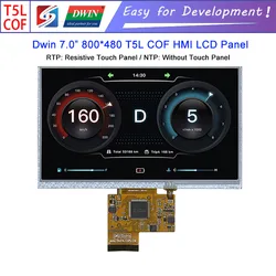 Dwin T5L HMI Intelligentes Display, DMG80480F070_01W 7,0