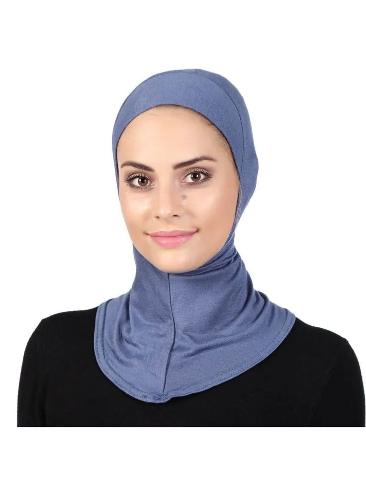 Ready To Wear Inner Cap Hijab for Women Muslim Solid Underscarf Hijab Undercap Scarf Turban Hat Islamic Muslim Hijabs Headcover