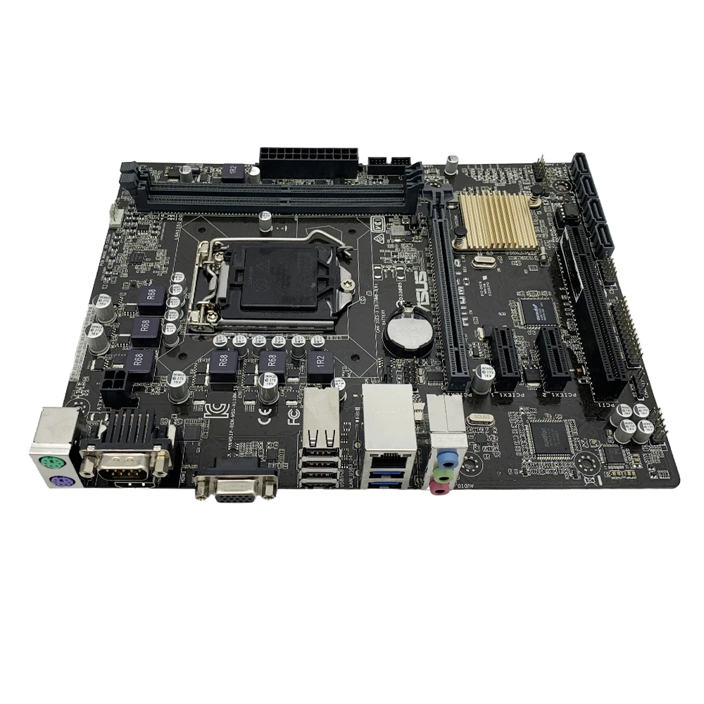 ASUS H110M-TS moederbord ondersteunt LGA1151 6e generatie Core i7/i5/i3 CPU, Intel H110 chipset, 2xDDR4, PCI-E 3.0, mATX