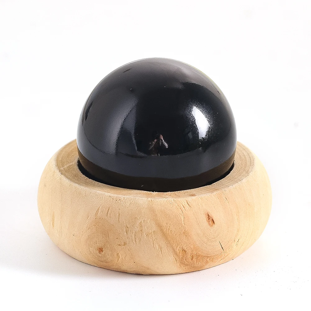 Wooden Crystal Ball Display Stand Base Blank Annulus Environmental Natural Crafts Toy Painted Art Diy Home Decoration