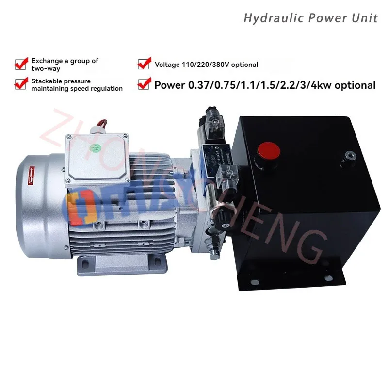 تبادل مجموعة من وحدات الطاقة الهيدروليكية ثنائية الاتجاه AC380V/220V محطة محطة رفع ضغط الزيت