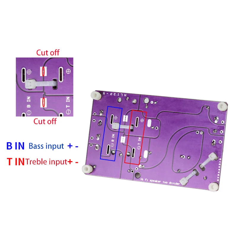 1 قطعة 2 طريقة HiFi الصوت ثلاثة أضعاف باس كروس المتكلم تردد مقسم ستيريو كروس مرشحات 150 واط متعددة مقاومة الخيارات
