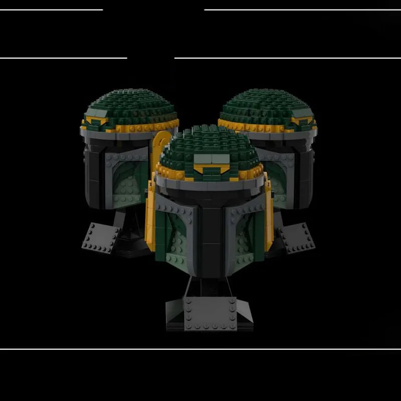 

646 шт. MOC научно-фантастический фильм (ЗВЕЗДОЙ БАТЛ) премьер-министра Almec шлем серии модель здания фестиваль детский подарок