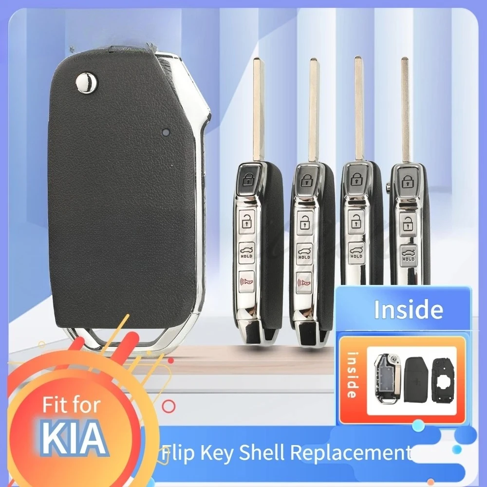 

Для Kia Niro Sportage Sorento Cerato K3 K5 K8 Picanto Seltos Soul Ceed Forte Carnival 2019-2023 флип-чехол для дистанционного ключа автомобиля