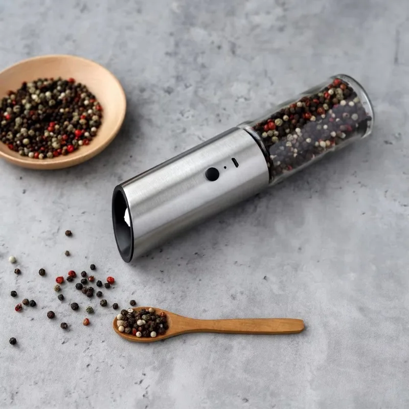 automatic salt and pepper grinder USB Rechargeable adjustable Salt Pepper Mill for gift