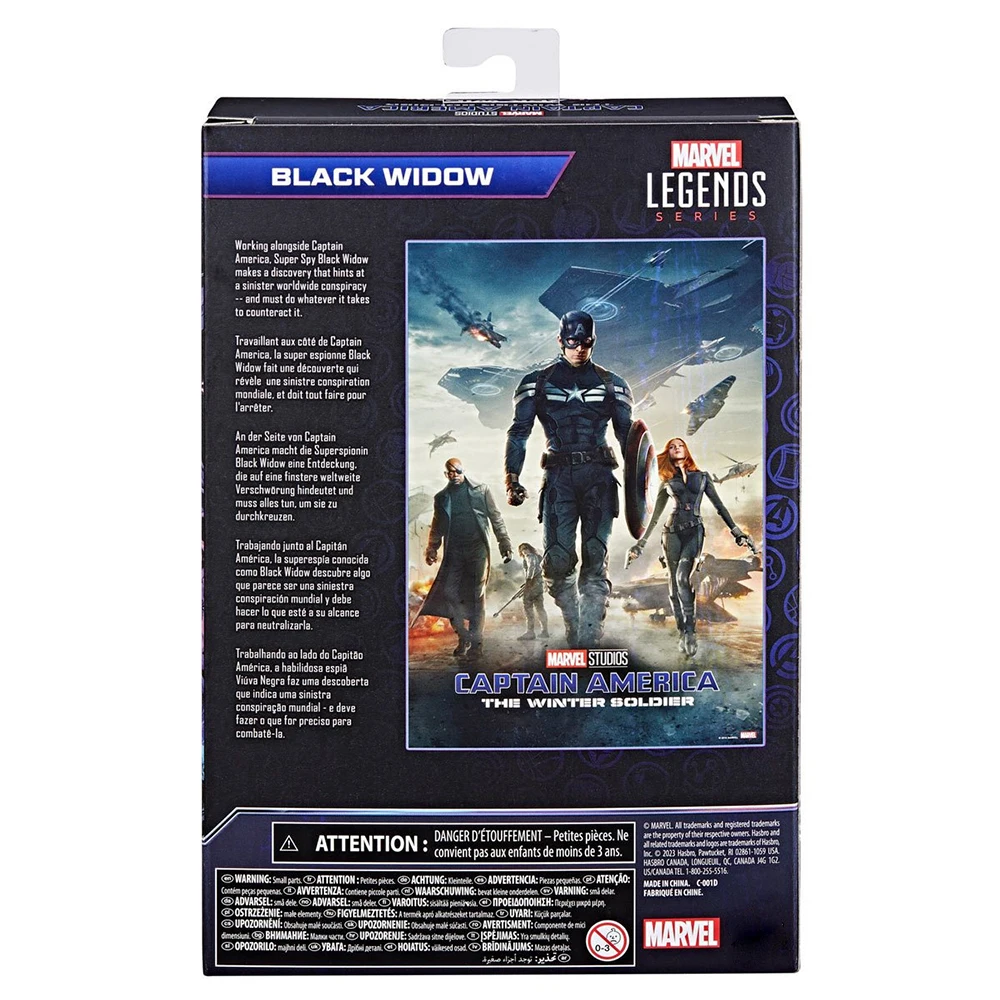 سلسلة Marvel Legends Black Widow: The Winter Soldier القابلة للجمع مقاس 6 بوصات، مجموعة جراج رقمية للدمية