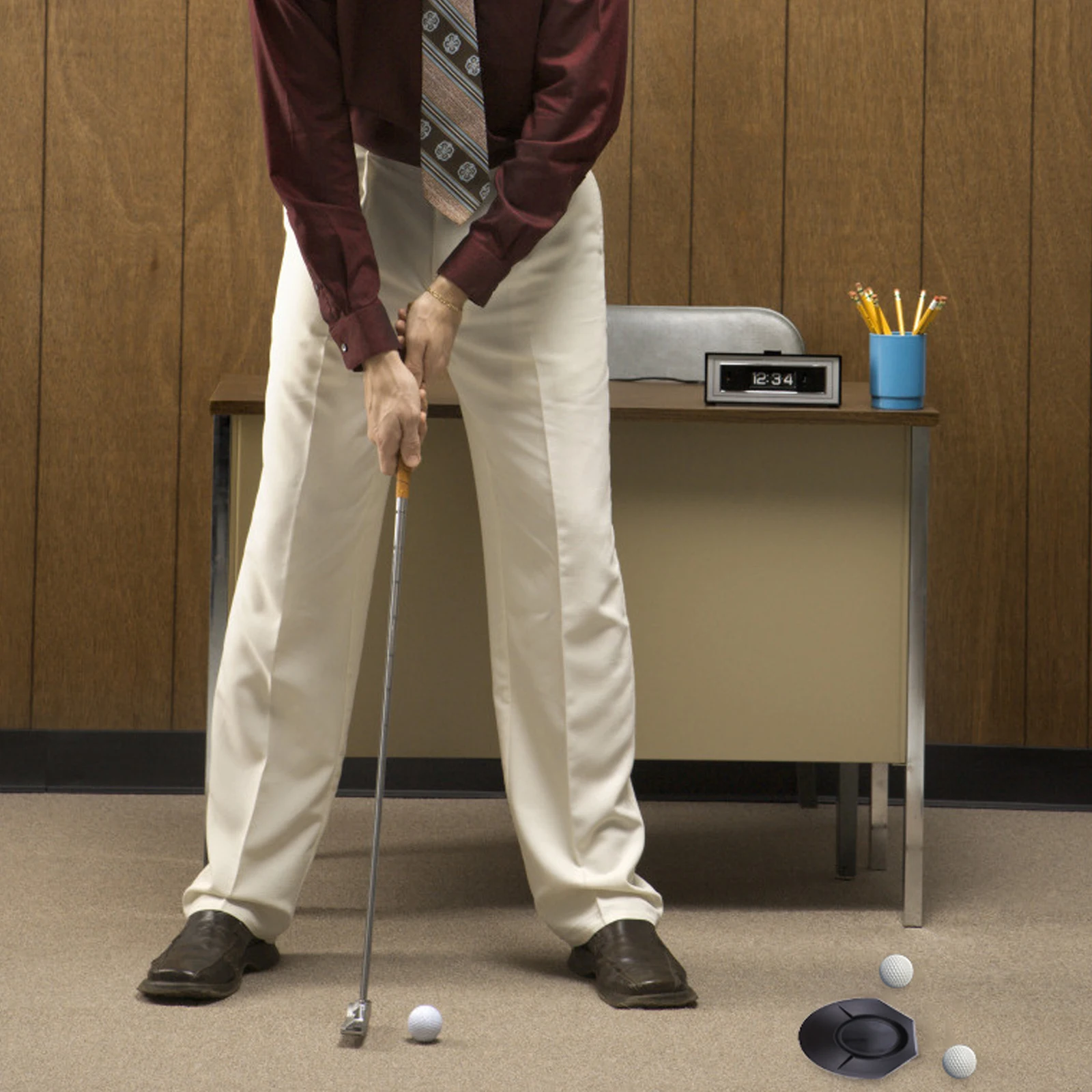 3Pcs Golf Putter Training Aid Lightweight Portable Putting Practice Discs Perfect Home Office Gym Golfs Putter Cups Practice