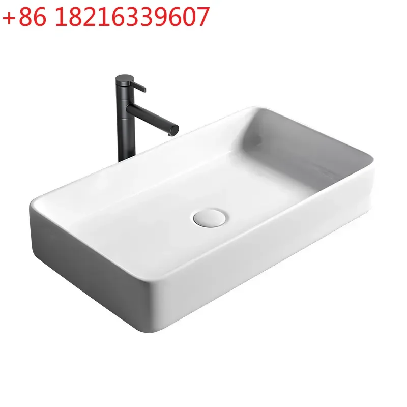 YAO Nordic Ceramic Wash Basin Water Transfer Print Art Sink for Hotel Bathroom Small Apartment Marble Style Countertop Basin