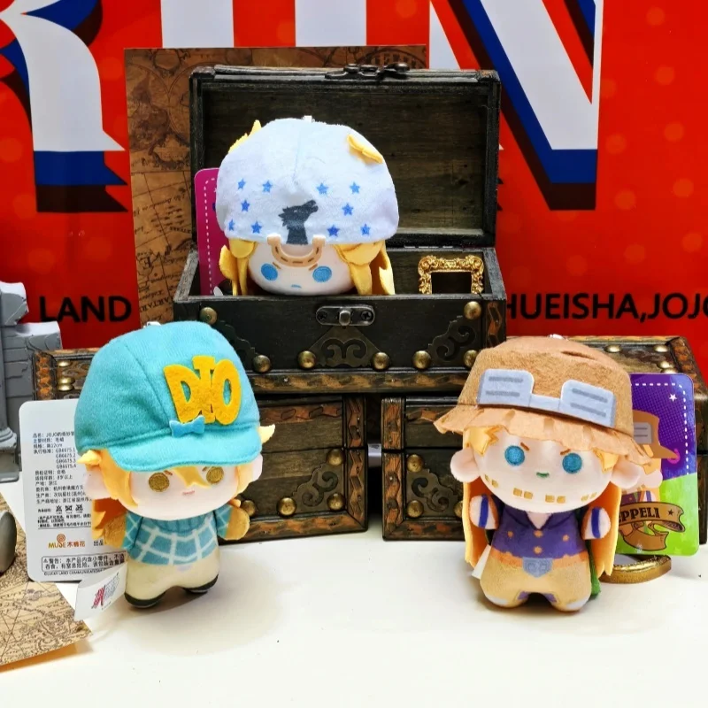 In Stock Jojo Steel Ball Run Plush Nunu Gyro Soft Anime Peripheral Cute Doll Desktop Collectible Ornament Gift For Jojo Fans