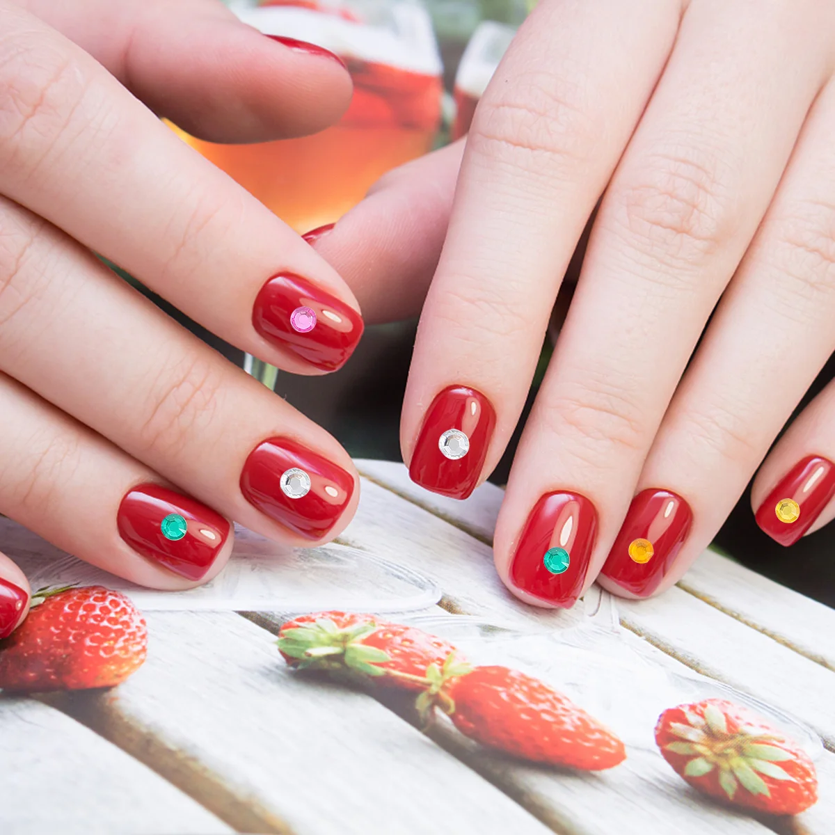 

15 Sheets DIY Acrylic Diamond Stickers Eye Rhinestone Stickers Nail Art Accessories for Weddings Festivals Nightclubs Face