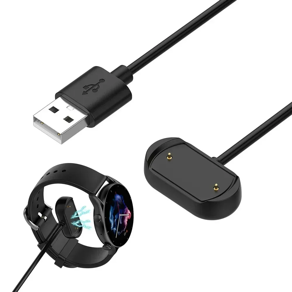 USB Charger Cord for Amazfit GTR 4/ GTS 4/ CHEETAH/ T-Rex Ultra/ T-Rex 2 Charging Cable Magnet