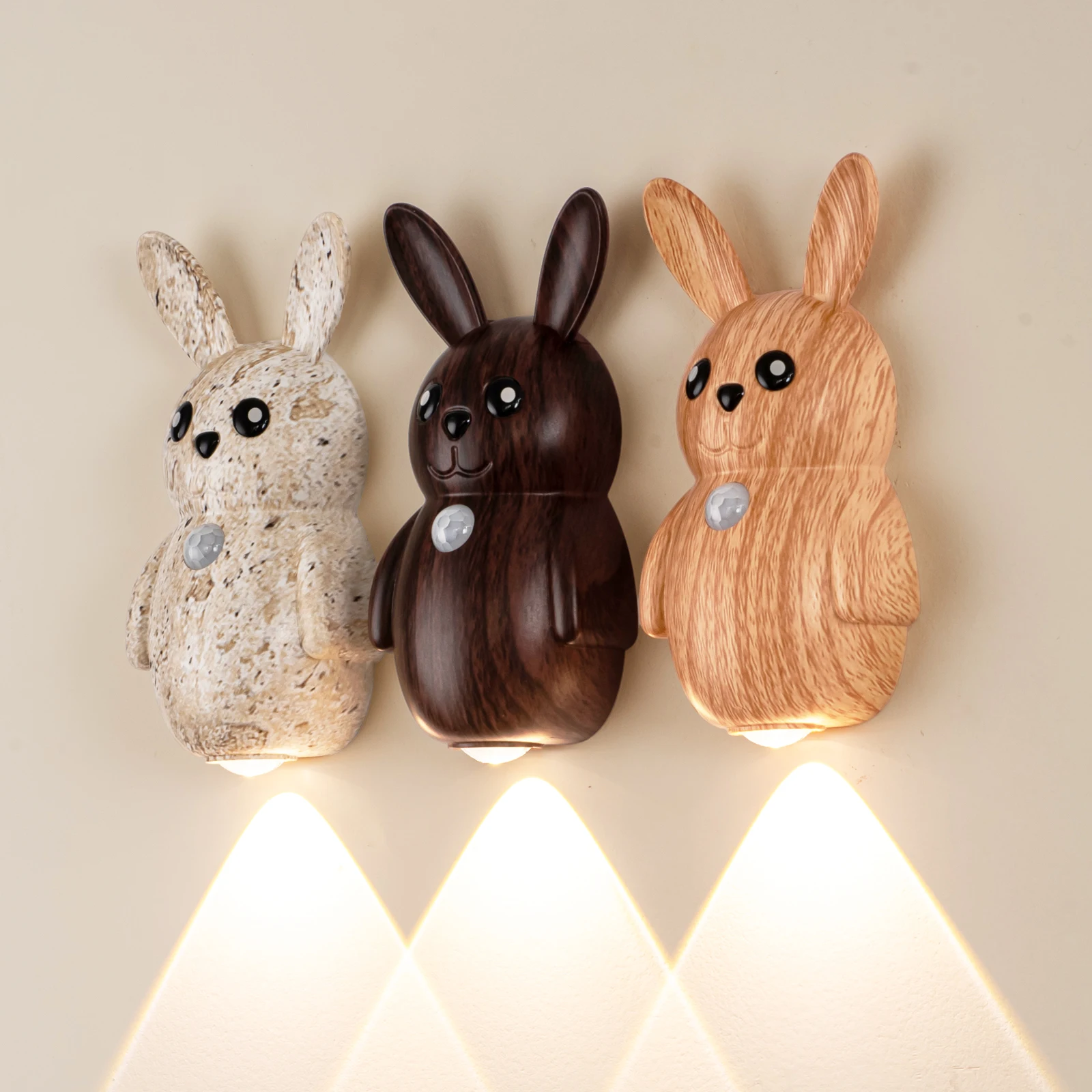 GDLUOAO Portable LED Wall Light, Magnetic Installation, Small Night Light with Motion Sensor, USB Rechargeable Induction Light