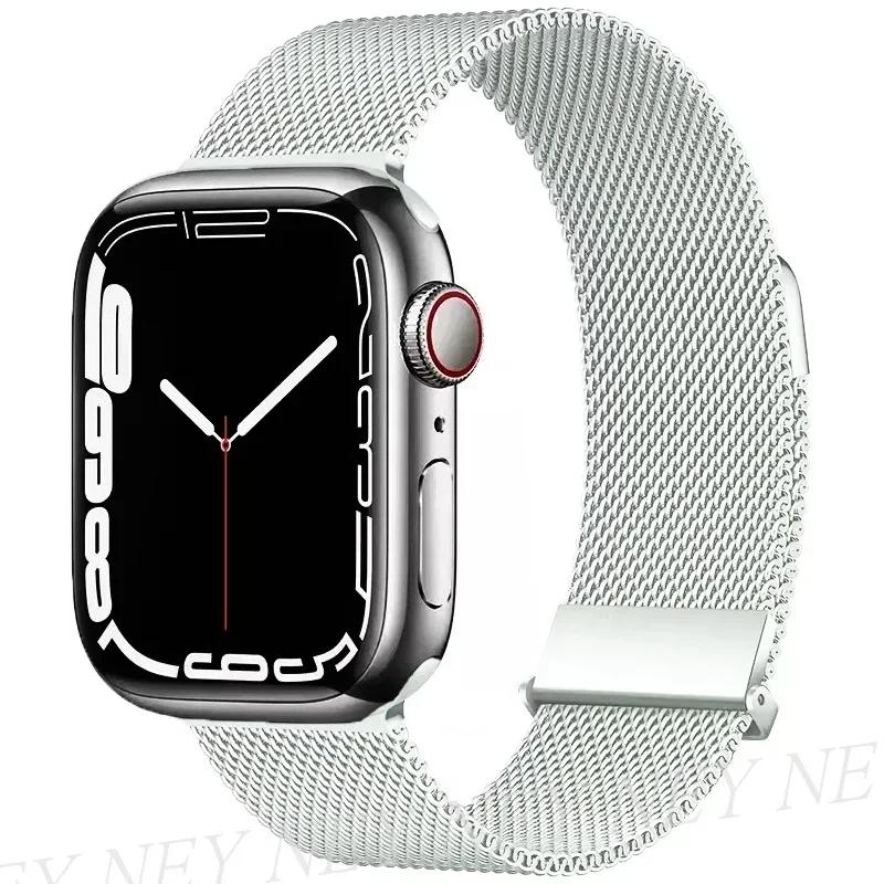 Milanese Loop für Apple Watch Band 44 mm 40 mm 45 mm 38/41 mm Armband Ultra 2 49 mm Metallbänder iWatch Serie 9 8 7 6 SE 5 4 10 42/46 mm