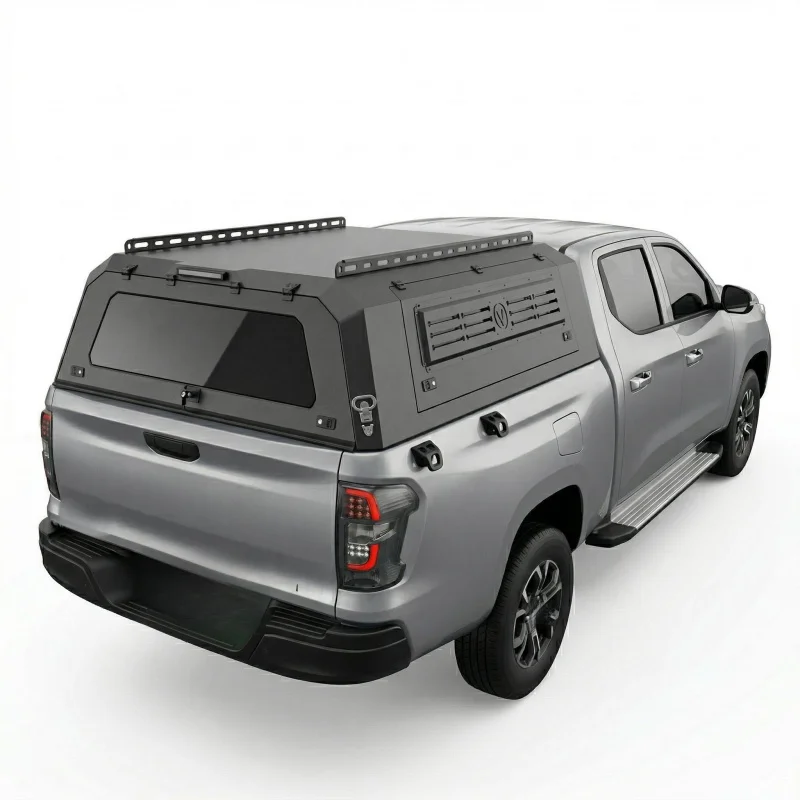High Quality Custom Color Aluminum Alloy Retractable Waterproof Manual Canopy for 2024+ 48V Mild Hybrid Pickup Truck